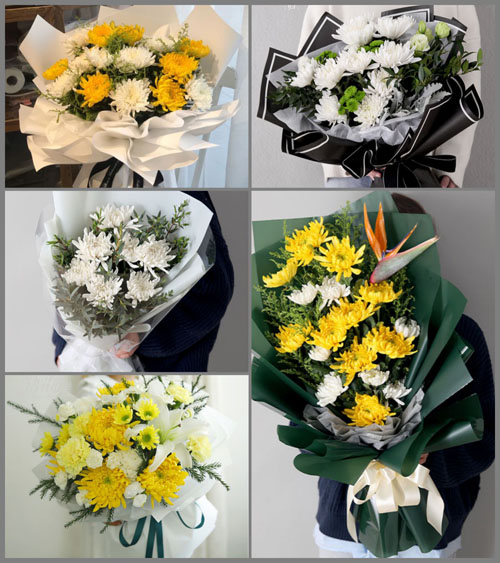 贵州毕节市七星关区梨树镇上小河村白事花束代送